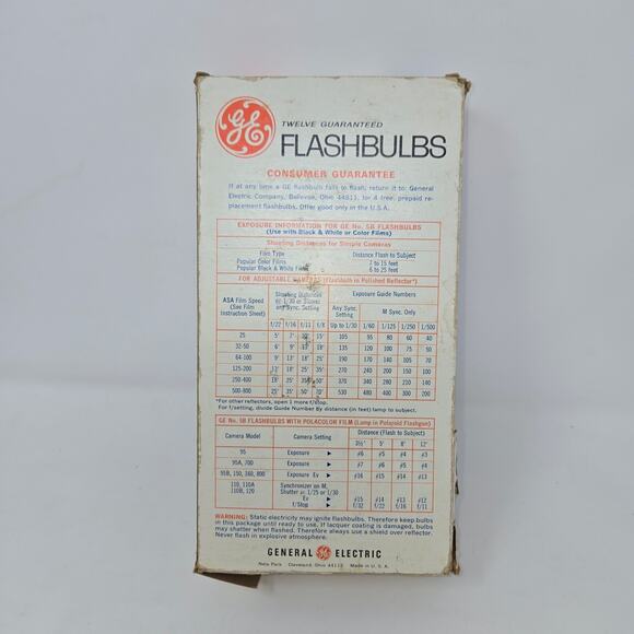 Camera Flash Bulb Vintage Mixed Lot of 38 GE Magicubes Fotomat 5B AG-1 M3B Blue - Picture 16 of 16